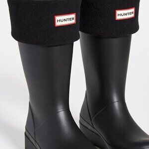 Hunter Long Black Boot Socks (NWOT)